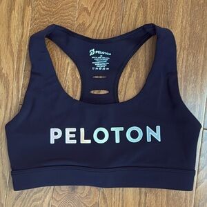 Peloton Black‎ Racer Back Sports Bra